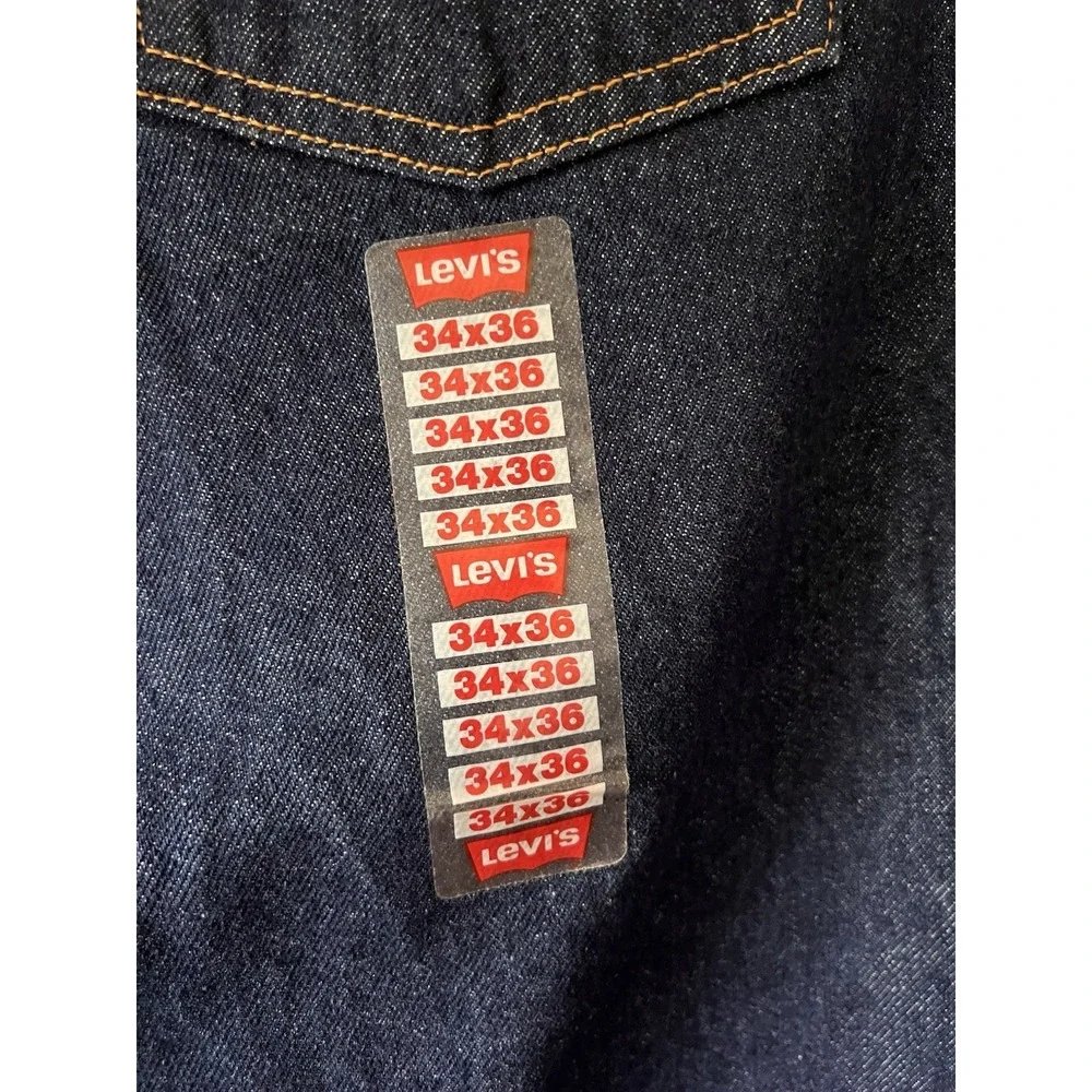 Vintage 1992 Levi's 550 Relaxed Fit Tapered Indigo Jeans Men's 34x36 Orange Tab